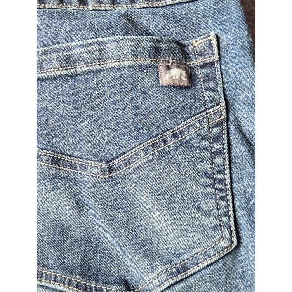Original Berne Men's Work Jeans Blue Denim Straight Leg Whiskered 32x32.5 - Picture 13 of 15